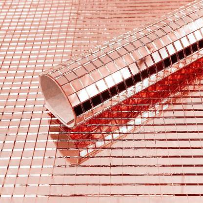 Fing 12 inch Glass Mosaic Tile Decals Glass Backsplash Sticker Mosaic Wall Tiles Self Adhesive Sticker