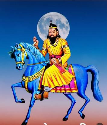 SSICONIC 8 inch Baba Mohan Ram Photo Size 8x8 Inch Non-Reusable Sticker