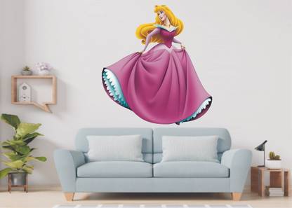 PARTHDECORE 77 cm Disney Princess 532 wall sticker Self Adhesive Sticker