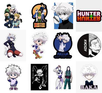 stuffx 2 inch Hunter x Hunter Vinyl Sticker Removable Sticker