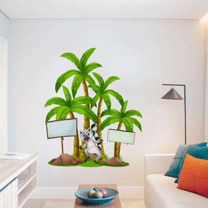 Creative Print Solution 24 inch Tree Sticker & Wall Sticker size 60cm x 45cm Self Adhesive Sticker Self Adhesive Sticker