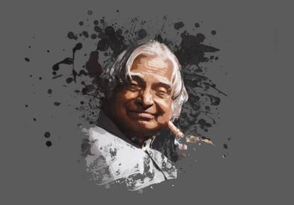 Online Collection 30.48 cm apj abdul kalam Stickers, apj abdul kalam Posters, (18 inch X 12 inch, Rolled) Non-Reusable Sticker