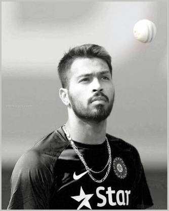 Online Collection 30.48 cm hardik pandya Sticker hardik pandya Posters, (18 inch X 12 inch, Rolled) Non-Reusable Sticker