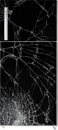 stickermart 160 cm Cracked Screen Glass Crack Self Adhesive Sticker