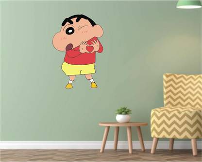 Jump up 32 cm Ching Chang Cartoon Characters Cartoon Characters PVC Wall Sticker Self Adhesive Sticker