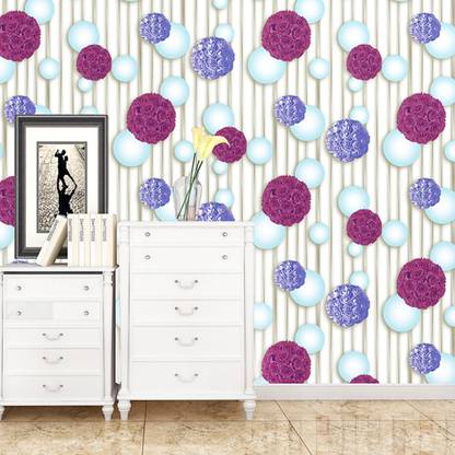 Oren Empower 330 cm 9072 Classics 3D Multishaded Floral Collection Waterproof Adhesive 45X330cm Self Adhesive Sticker