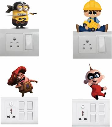 Self Adhesive 14 cm Switch Board Sticker