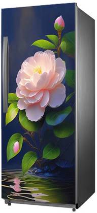 ADV Creative Craft 47 inch Single Door Fridge Sticker, Removable, Peel Stick, Easy To Apply (61X120 Cm) Self Adhesive Sticker