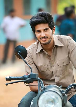 Eltass 30 cm Dulquer Salmaan wall sticker - Actor Dulquer Salmaan wall sticker Self Adhesive Sticker