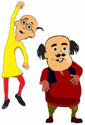 Varadvinayak 45 cm Motu Patlu Cartoon, Size:-30 cm X 45 cm Self Adhesive Sticker