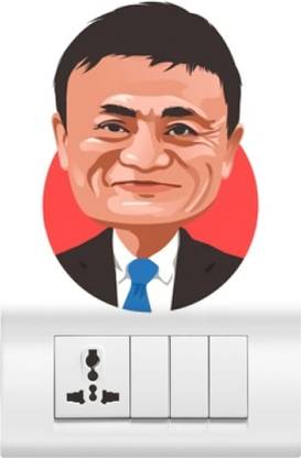 rawpockets 10 cm Jack Ma Self Adhesive Sticker
