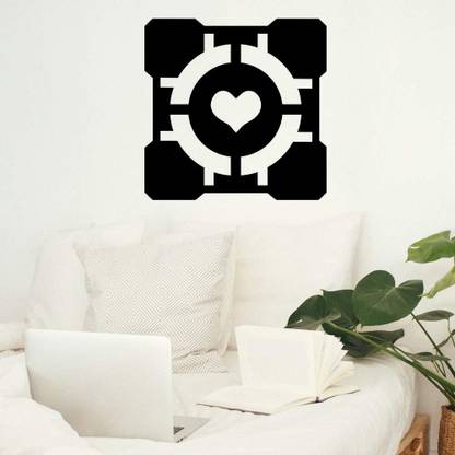 SnappyVinyl 29 cm Portal Half Life Gaming Wall Decals, Easy to Apply Self Adhesive Sticker