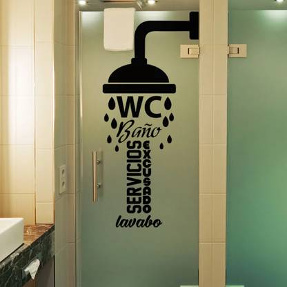 Xskin 56 cm Shower , Wall Stickers Home Decor Waterproof Wall Decals Self Adhesive Sticker
