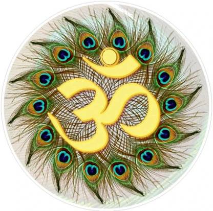 Masstone 51 cm Om Religious Wall Self Adhesive Sticker