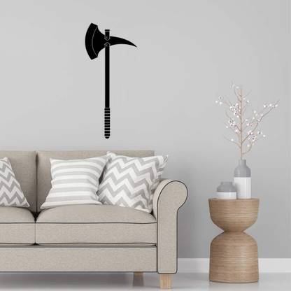 Xskin 29 cm Axe War Hammer Wall Decals Easy to Apply Self Adhesive Sticker