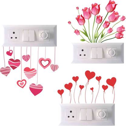 Decals Sticker 33 cm Wall Sticker Switch Panel Sticker Wall Art Switch Board Sticker Self Adhesive Sticker
