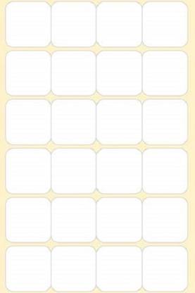 BlackDreams 2.5 cm Plain White Blank Label (25 mm x 25mm) for General Use (500 Stickers) Self Adhesive Sticker