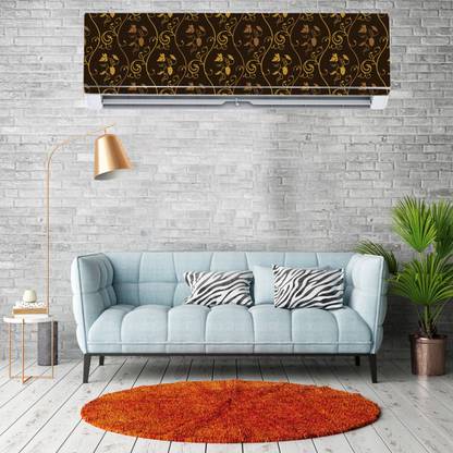 digital print world 91.44 cm Air Conditioner Sticker Medium Floral Design Size (84cm X 22cm) Self Adhesive Sticker