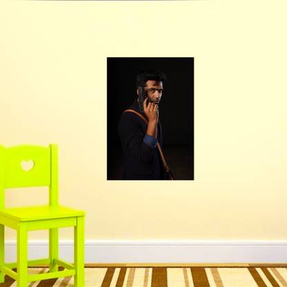 Starxdecals 30 cm Simbu wall sticker - Silambarasan wall sticker - Maanaadu sticker Self Adhesive Sticker