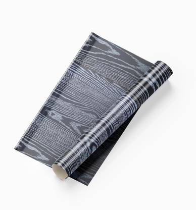 FOKRIM Vinyl Decorative Black Wallpaper