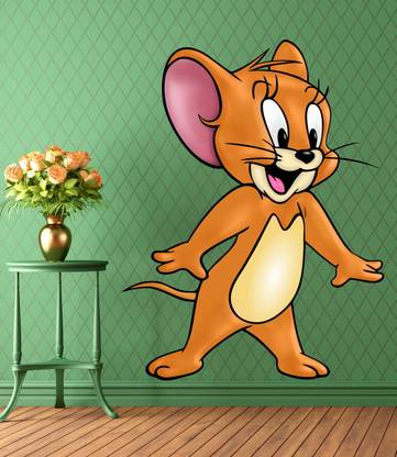 AK WALL STICKER 60 cm CUTE JERY CARTOON Self Adhesive Sticker