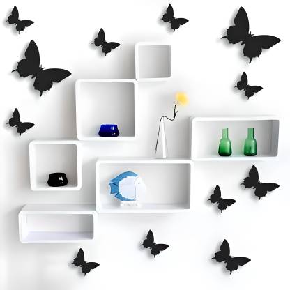 Indian Royals 90 cm Butterfly Removable Sticker