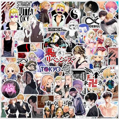 ThePaper9Store 6 cm Tokyo revengers sticker Laptop, Phone Case, Guitar,etc. Waterproof Residue Free Self Adhesive Sticker