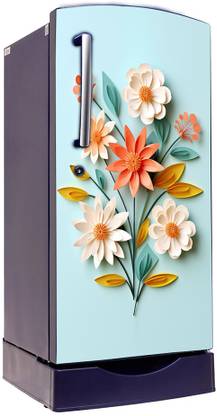 BPDESIGNSOLUTION 49 inch 24x49 inch Fridge Sticker Self Adhesive Sticker