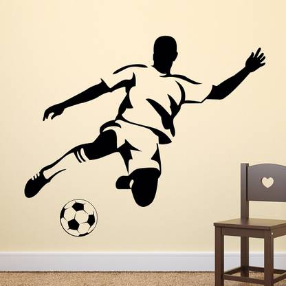 Thirteen Eleven 100 cm Foot Ball Self Adhesive Sticker