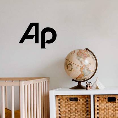 SnappyVinyl 29 cm AP Audio Logo Wall Decals, Easy to Apply Self Adhesive Sticker