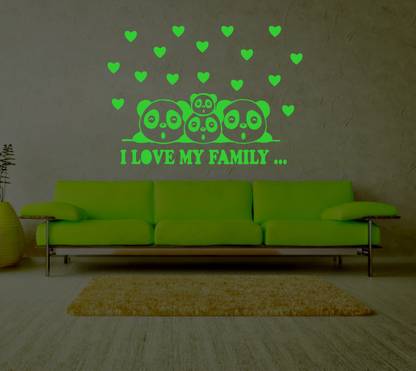 DreamKraft 20 cm Glow in The Dark Decorative Radium Sticker Self Adhesive Sticker