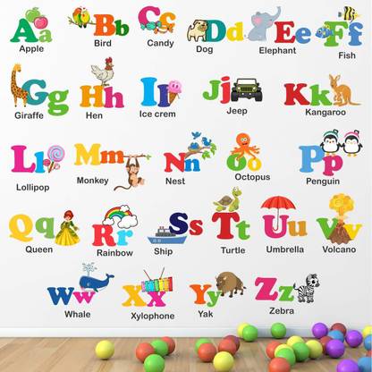 stylishdecor 70 cm M...A B C D E F G Self Adhesive Sticker