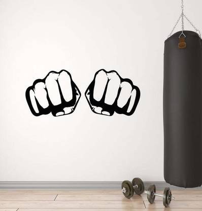 Xskin 22 cm Fist Fighting Fight Club Self Adhesive Sticker