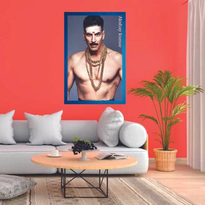 Decoar Nirmal 18 cm Akshay kumar look for bachchan pandey poster size (12x18cm) Self Adhesive Sticker