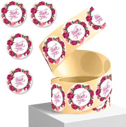 CLICKEDIN 1.5 inch 880008706506 Self Adhesive Sticker