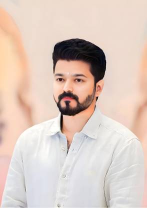 Dumdic 30 cm Nice Look By Thalapathy Vijay A4 Strong Self Adhesive Sticker
