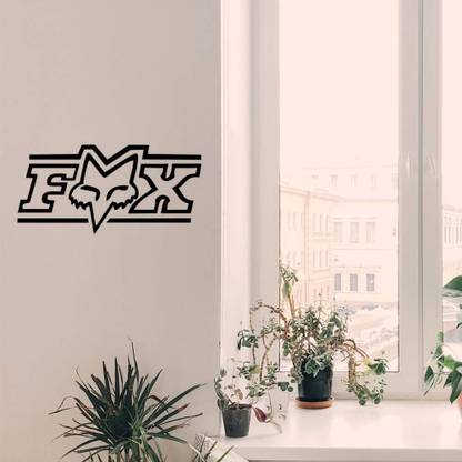 Xskin 29 cm Racing Fox Wall Decals, Easy to Apply and Remove, 29cm Self Adhesive Sticker