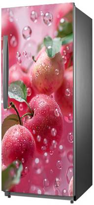 ADV Creative Craft 47 inch Single Door Fridge Sticker, Removable, Peel Stick, Easy To Apply (61X120 Cm) Self Adhesive Sticker