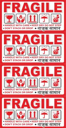la jarden 60.96 cm Fragile Stickers Self Adhesive Sticker