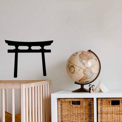 SnappyVinyl 29 cm Shinto Japan Torii Gate Wall Decals, Easy to Apply Self Adhesive Sticker