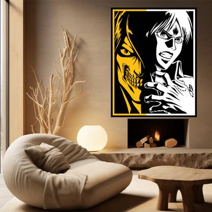 ArtfulDecals 24 inch Beautiful EREN Wall sticker for living Room and Drawing Room Self Adhesive Sticker