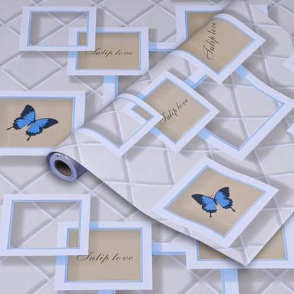 Truffle 500 cm Abstract wallpaper (45 X 500CM) Self Adhesive Sticker