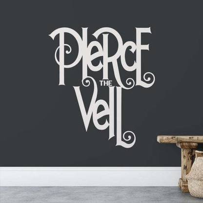 Xskin 45 cm Pierce The Veil Band Logo Self Adhesive Sticker