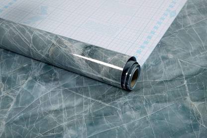 Feeling mall Vinyl Abstract Blue Wallpaper
