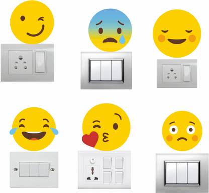 Self Adhesive 6 cm Switch Board Sticker