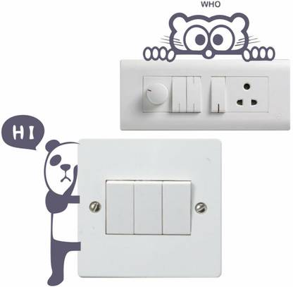 Self Adhesive 9 cm Switch Board Sticker
