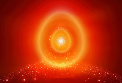 ShubhFly 47 cm Om Shanti Point of Light the Soul World Sticker Brahma Kumaris Wall Poster Self Adhesive Sticker