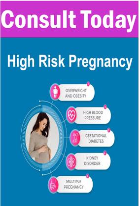 Wall gallery 48.26 cm Gynecologist High Risk Pregnancy hospital,clinic,Poster Waterproof 19x Inc13 Inc Self Adhesive Sticker