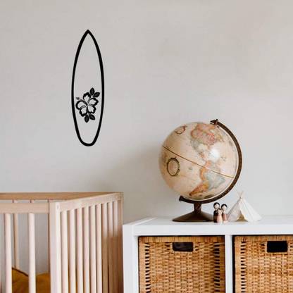 SnappyVinyl 29 cm Hawaii Hibiscus Flower Surfboard Self Adhesive Sticker