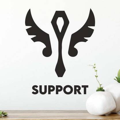 Xskin 49 cm League of Legends Support Icon Self Adhesive Sticker